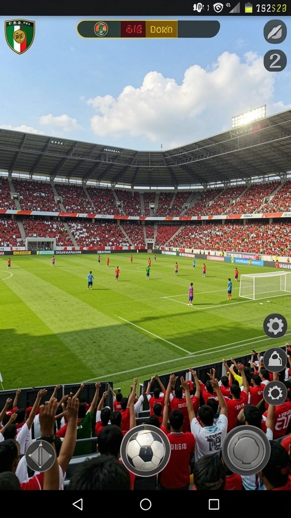 bola07 - Mode multiplayer untuk bertanding dengan teman.
