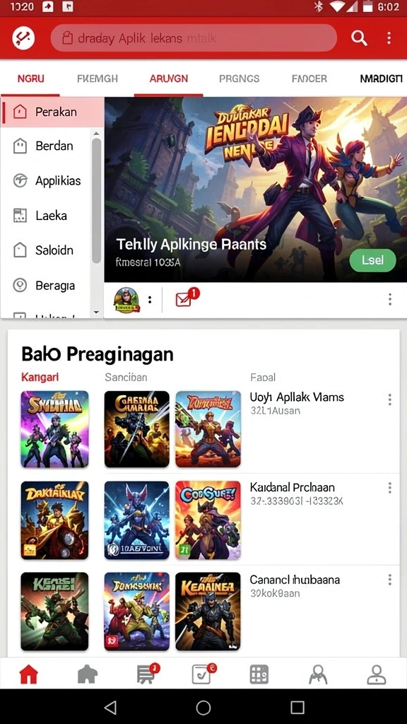 milo4d - Screenshot yang menunjukkan petualangan karakter di dunia permainan.