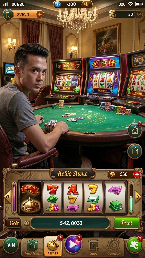 paus123 - Tangkapan layar menampilkan grafis indah dalam game.