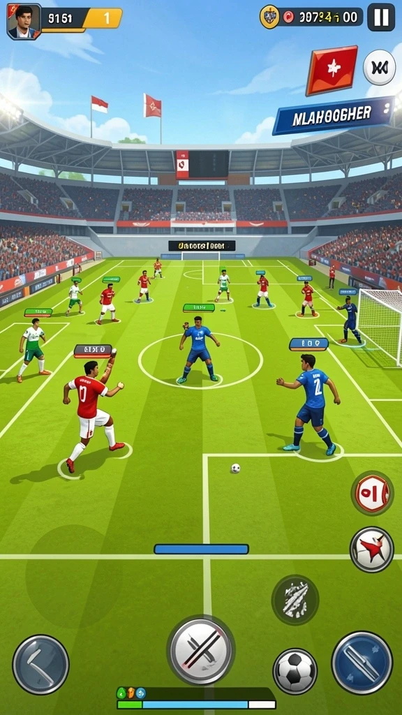 topanhoki - Aksi pertandingan yang mendebarkan dan penuh strategi.